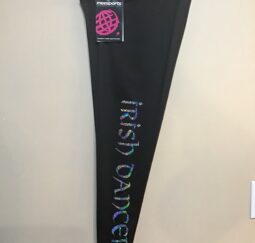 Performance Leggings with Holographic "irish dancer"