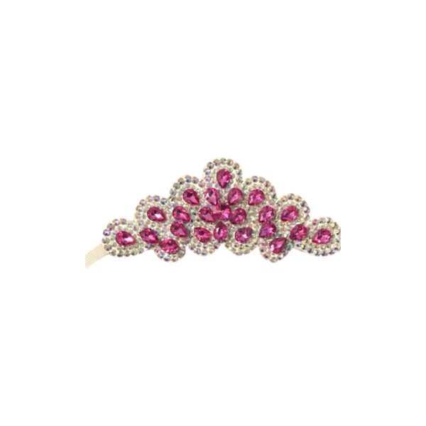 Flexi Headband Pink Crystals