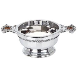 3" Celtic Quaich With Stone - CAIRNGORM