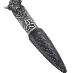 Silver Highland Cow Daywear Sgian Dubh