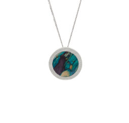 Heathergems Ness Silver Satin Pendant