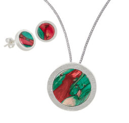 Heathergems Ness Sterling Silver Satin Set