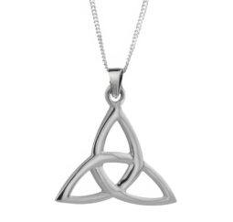 CELTIC TRINITY KNOT SILVER PENDANT