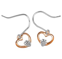 Celtic Claddagh Silver Earrings