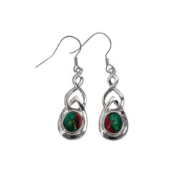 HEATHERGEMS CELTIC DROP EARRINGS