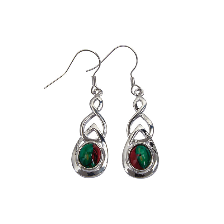 HEATHERGEMS CELTIC DROP EARRINGS