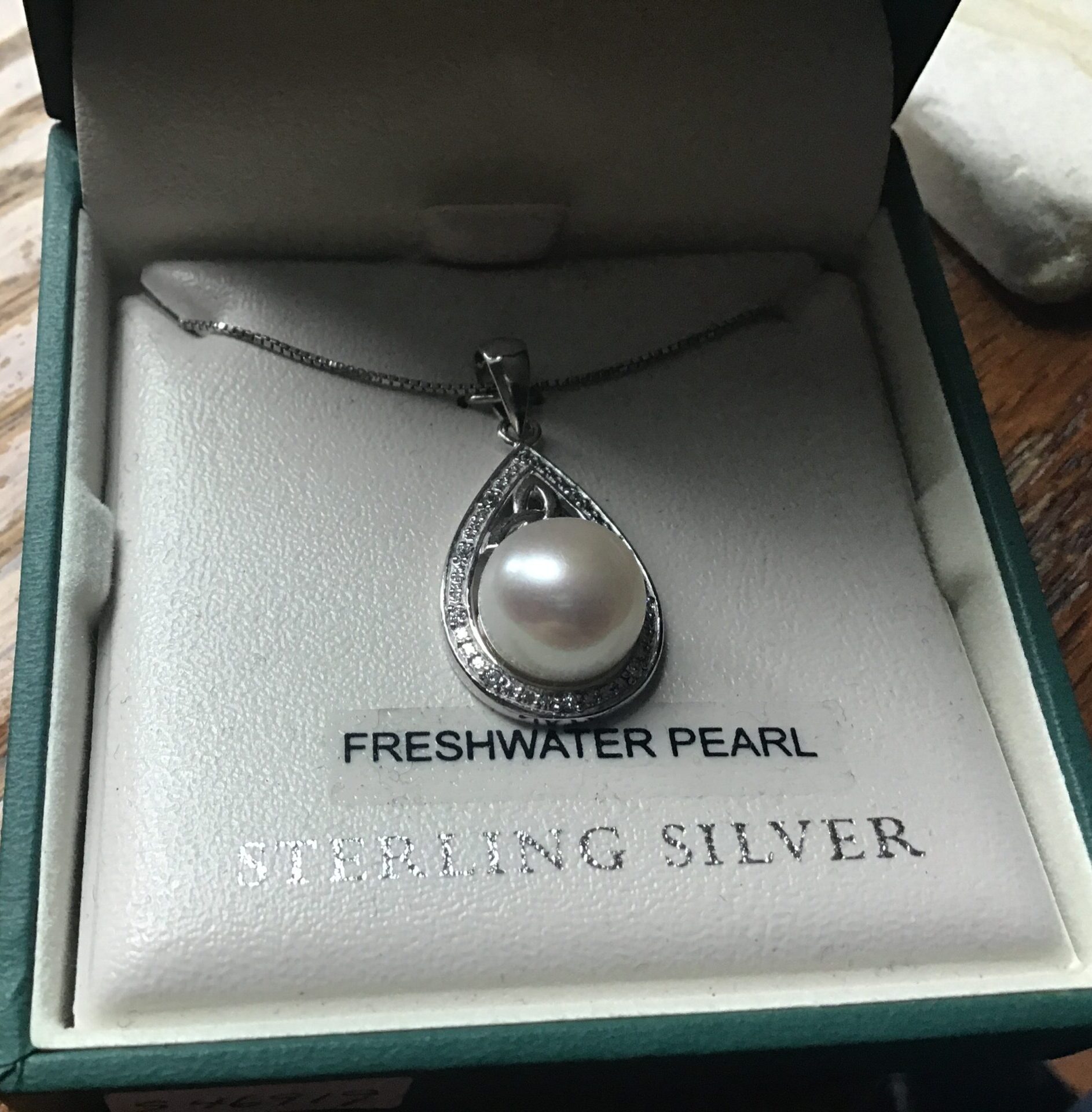 Solvar Pearl Silver Pendant